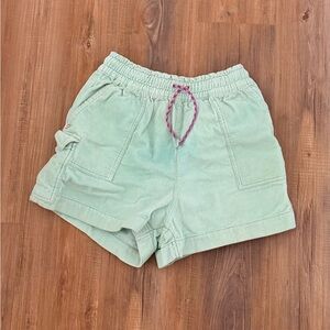 BDG Light Green Corduroy Women's Cargo Shorts